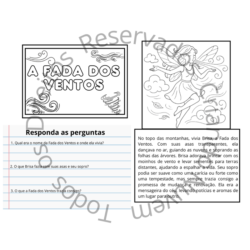 Texto Interativo – 8 Contos de Fadas com Atividades de Interpretação