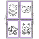 14 Cards de Simetria e  14 Cards de Pintura