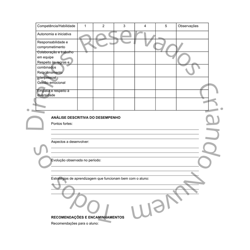 3 Modelos de documentos/relatórios essenciais