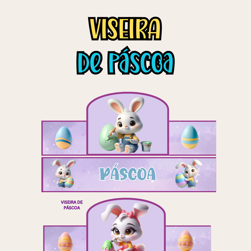 Combo com 8 materiais: Páscoa 2025