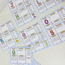 Alfabeto em ação! Disponível na letra cursiva e bastão (maiúscula e minúscula) Alfabetização divertida!  26 fichas