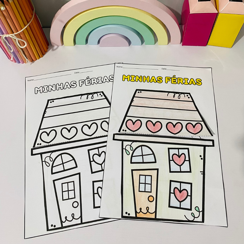 Atividade Interativa de Retorno às Aulas - "Minhas Férias"