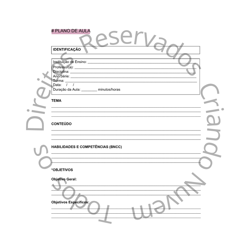 3 Modelos de documentos/relatórios essenciais