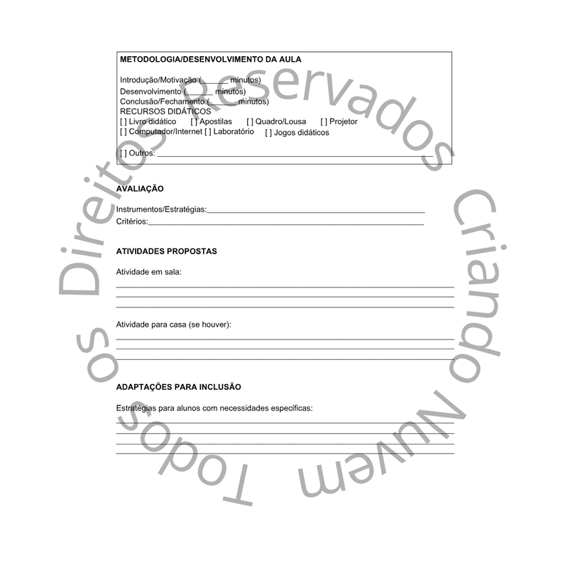 3 Modelos de documentos/relatórios essenciais