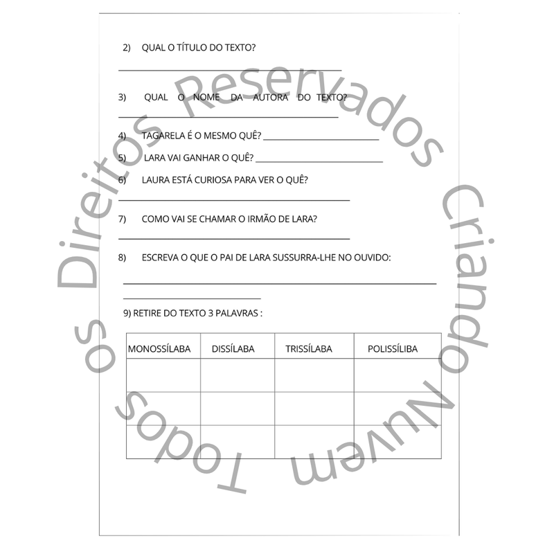 Apostila - Interpretação de texto - 100 páginas