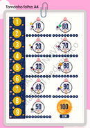 Painel Pronto para Imprimir: Numerais de 1 a 100 com Tema Espaço – Decore e Ensine de Forma Lúdica!