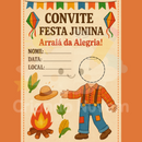Convites - Festa Junina - Versão Jornais