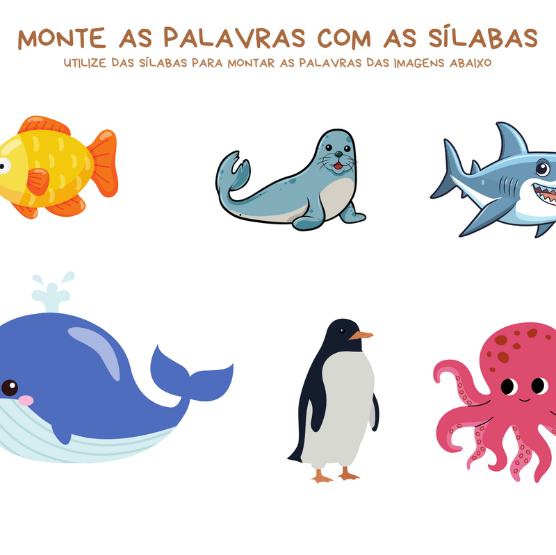 Monte as sílabas