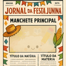 Jornal da Festa Junina - incentivo a produção textual