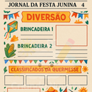 Jornal da Festa Junina - incentivo a produção textual