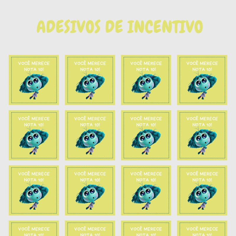 Adesivos de Incentivo!