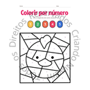 Colorir com números - desenvolvendo habilidades essenciais!
