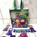 COMBO: 6 Sacolas teatrais : Branca de Neve, Chapeuzinho Vermelho, Três Porquinhos, adição, literária e Som dos Animais