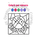 Colorir com números - desenvolvendo habilidades essenciais!