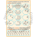 Apostila - Aprendendo as Centenas, Dezenas e Unidades – Atividade + Quadro de valor posicional (em dois tamanhos)