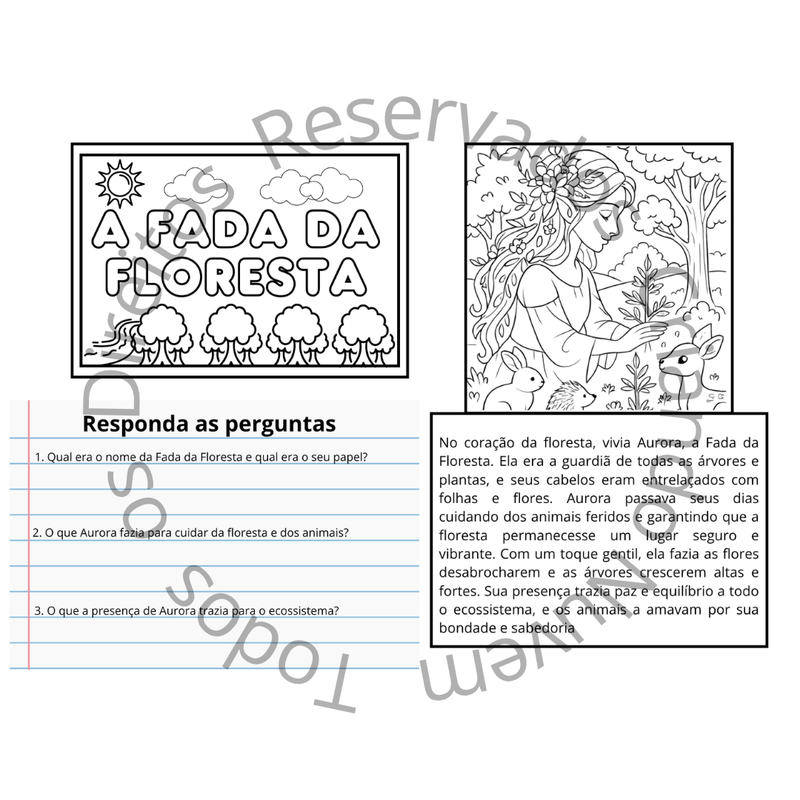 Texto Interativo – 8 Contos de Fadas com Atividades de Interpretação