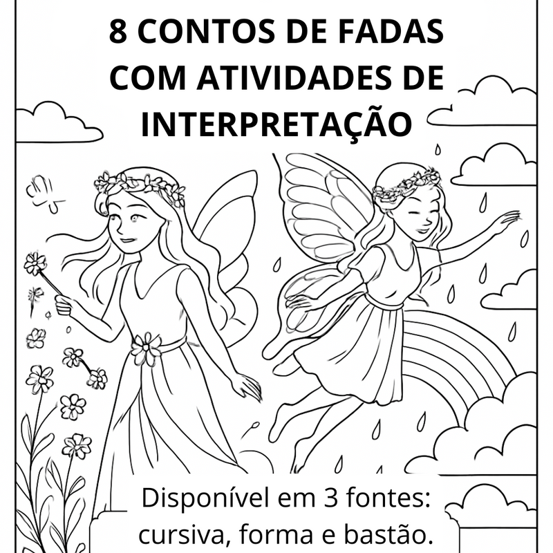 Texto Interativo – 8 Contos de Fadas com Atividades de Interpretação