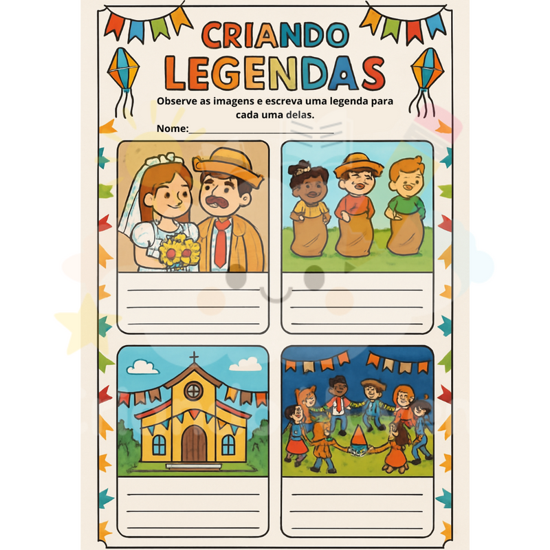 Criando Legendas - Versão Festa Junina
