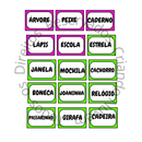 Dado da Leitura - 60 palavras - Disponível em letra bastão maiúscula ou minúscula.