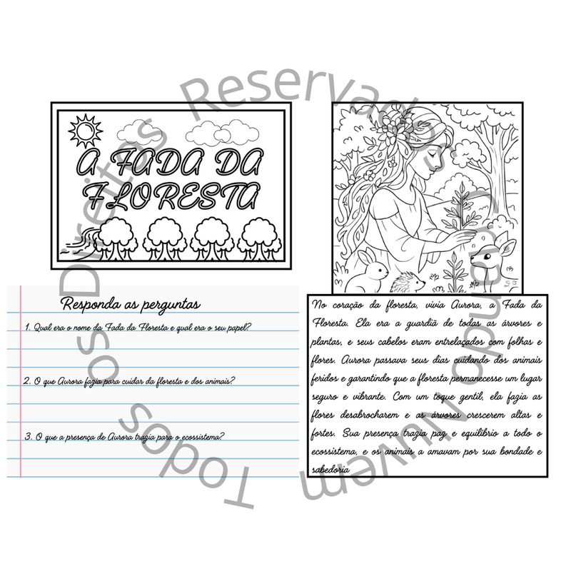 Texto Interativo – 8 Contos de Fadas com Atividades de Interpretação