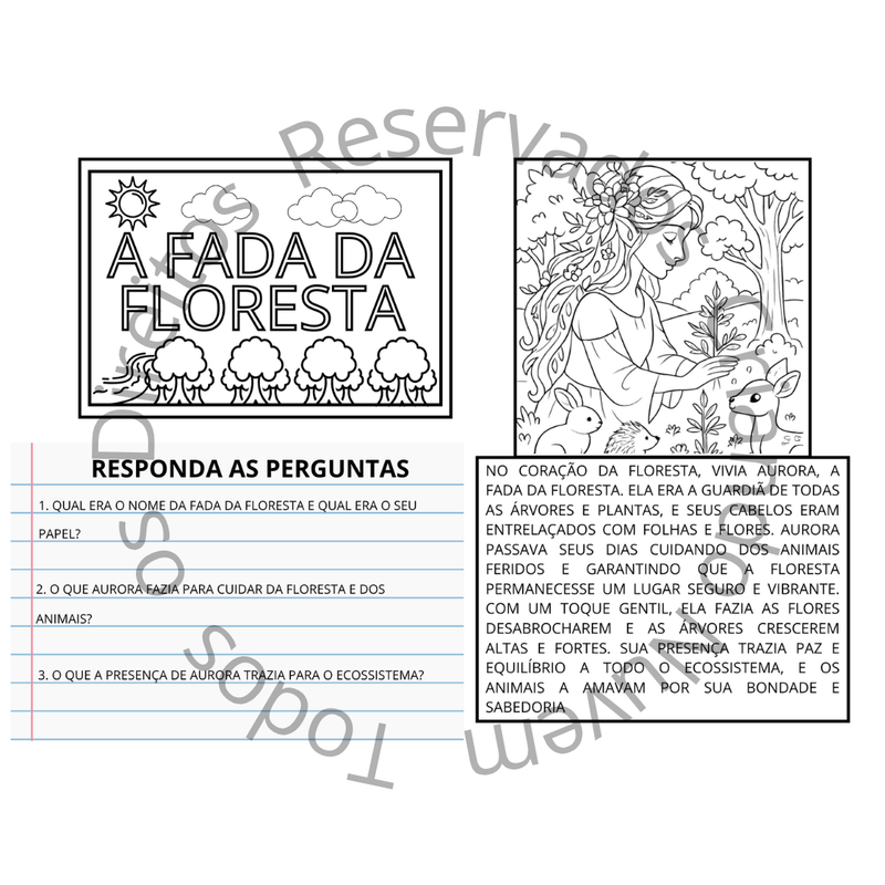 Texto Interativo – 8 Contos de Fadas com Atividades de Interpretação