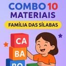 Combo com 10 materiais: Família das sílabas