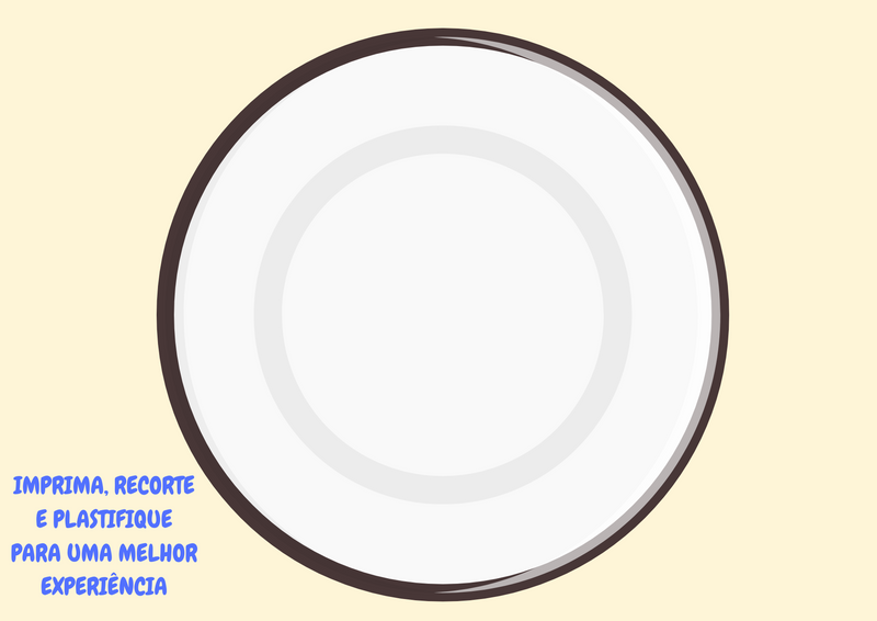 Combo com 2 materiais: Hoje tem na merenda + Semáforo das comidas
