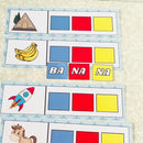 Cards Silábicos - 27 cards - Fortalecendo a Alfabetização com Cores, Sons e Imagens.