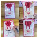 Cartão “Te Amo” com Coração 3D – Lembrancinha Afetiva