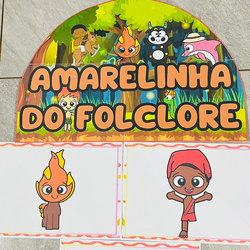 Amarelinha do Folclore – Brincar e Aprender com Cultura Brasileira!