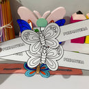 Ciclo da Borboleta - Pulseira + borboleta interativa