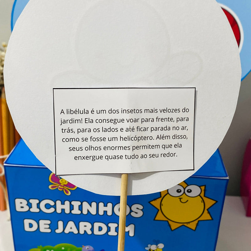 Caixa Bichinhos de Jardim - 8 bichinhos com textinhos!