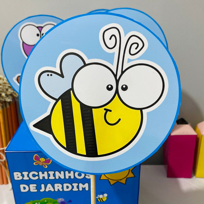 Caixa Bichinhos de Jardim - 8 bichinhos com textinhos!