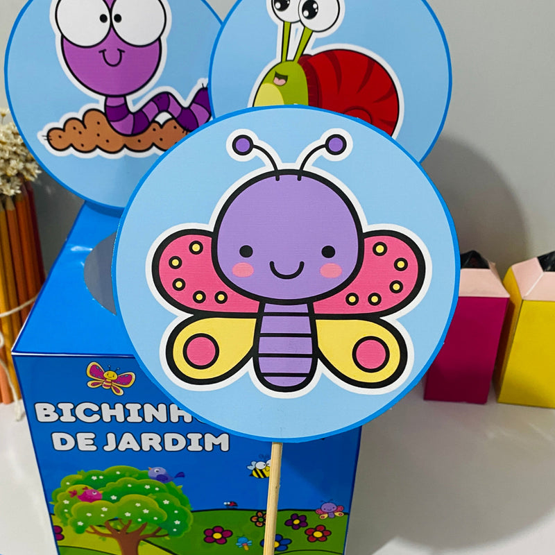 Caixa Bichinhos de Jardim - 8 bichinhos com textinhos!