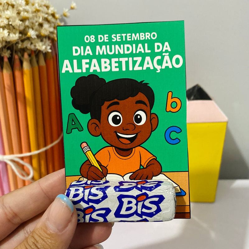 Cartões porta-bis - Dia Mundial da Alfabetização -Uma forma especial e significativa de celebrar essa data tão importante!
