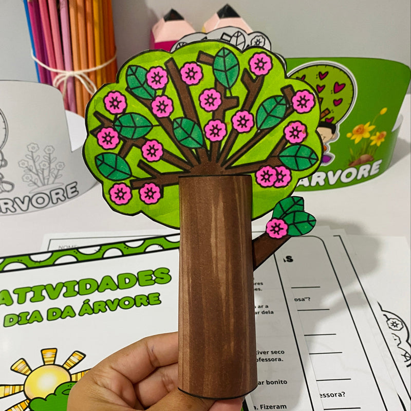 Sequência Dia da Árvore - Um material especial para ensinar às crianças, a importância de cuidar da natureza.