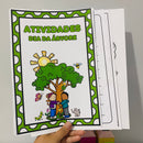 Sequência Dia da Árvore - Um material especial para ensinar às crianças, a importância de cuidar da natureza.