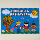 Painel Encantado da Primavera + atividade prática + coroas temáticas! Transforme sua sala em um ambiente cheio de cor, alegria e vida