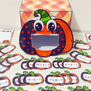 Caixa das 4 operações matemáticas - versão abóbora - 40 cards