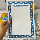 Gincana da Multiplicação - painel com caixinha e 20 fichas com probleminhas de multiplicação!