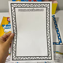 Gincana da Multiplicação - painel com caixinha e 20 fichas com probleminhas de multiplicação!