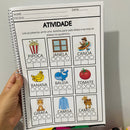 Apostila - Sílabas na Prática - 126 palavras para separar as sílabas - Leitura fluente, escrita correta e coordenação motora.