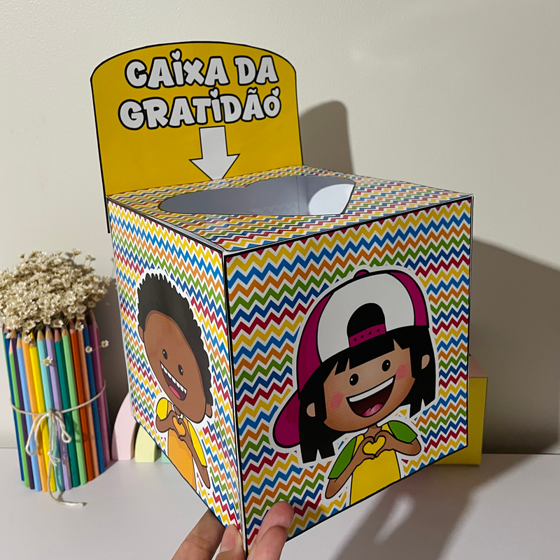 Caixa da Gratidão + Plano de aula – Atividade Especial de Encerramento 💛