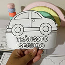 Educação no Trânsito – Dia do Trânsito - Com carrinho interativo e coroa!