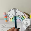 Educação no Trânsito – Dia do Trânsito - Com carrinho interativo e coroa!