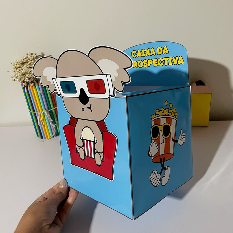 Caixa da Retrospectiva Escolar – Encerramento Mágico do Ano!