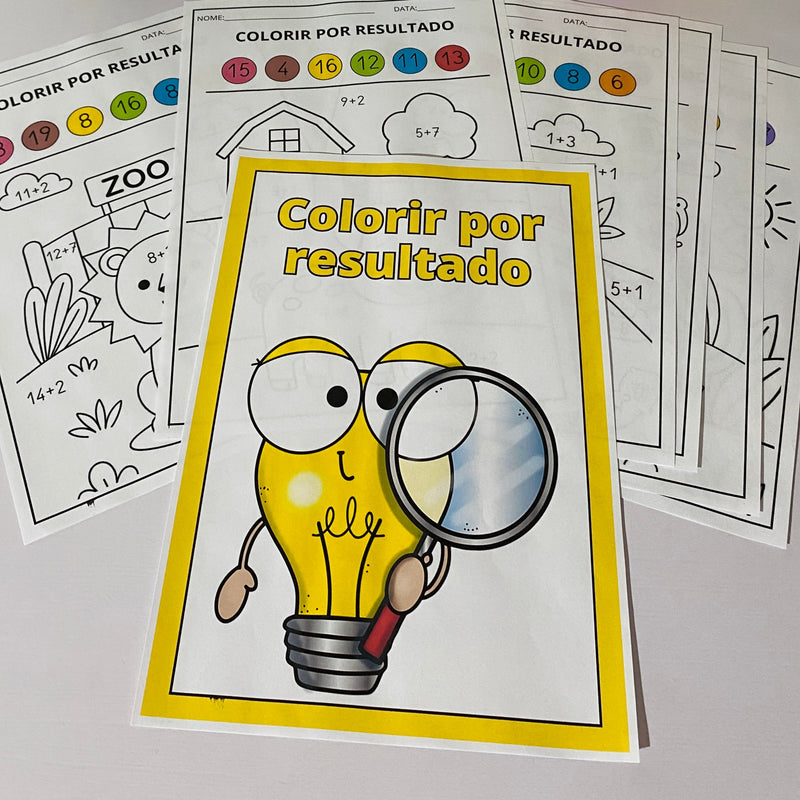 Colorir por Resultado – Matemática Divertida!