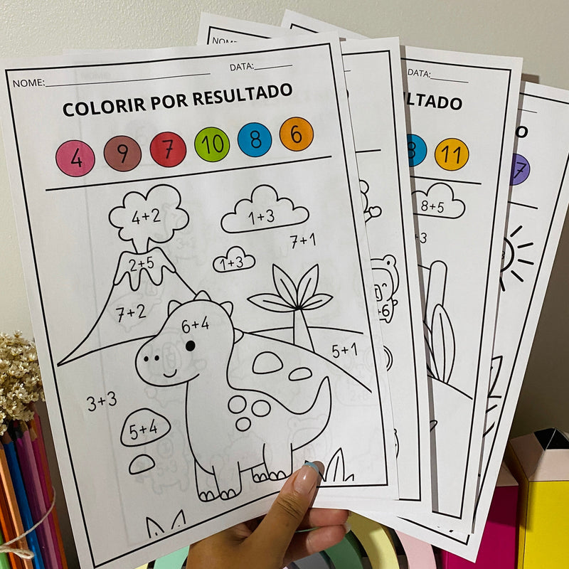 Colorir por Resultado – Matemática Divertida!