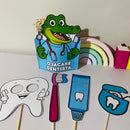 Luva - O Jacaré Dentista - ensinando higiene bucal de forma lúdica, divertida e musical!!