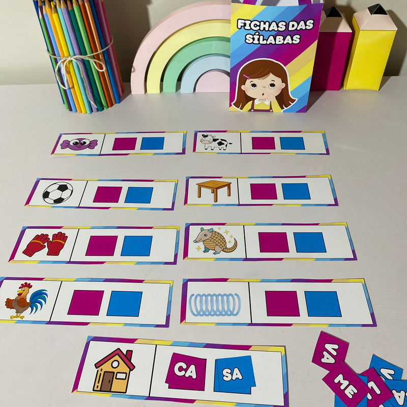 Jogo das Sílabas – Leitura e Consciência Fonológica.